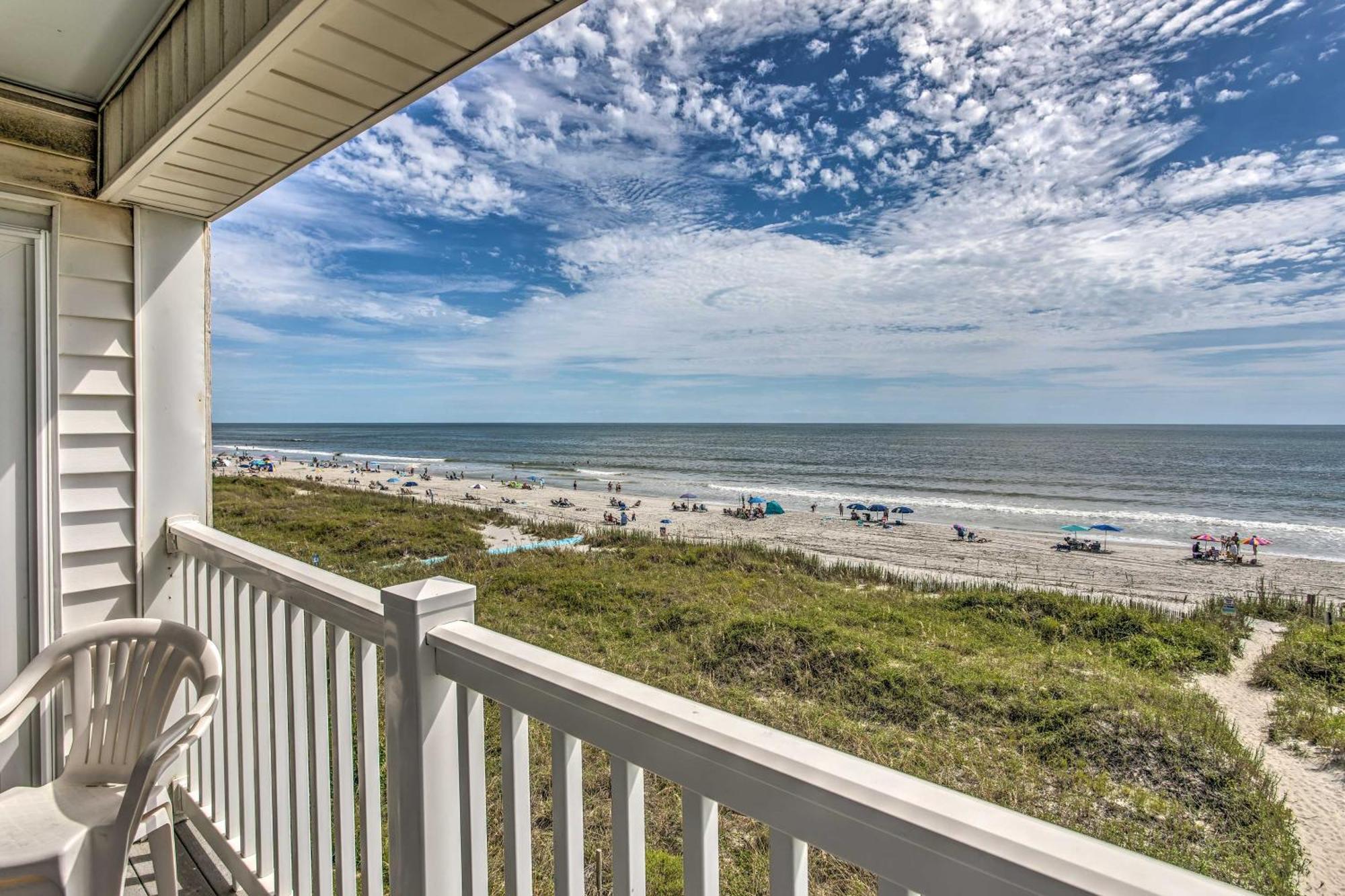 מירטל ביץ' Bright Beachy Condo With Boardwalk Access And Patio! מראה חיצוני תמונה